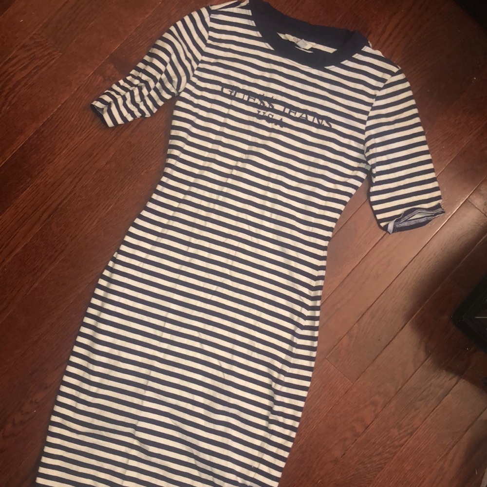 Guess x Asap Rocky Striped Midi Dress